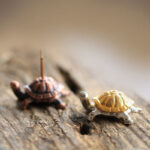 Buddha Stones Alloy Turtle Snail Healing Incense Burner Desk Decoration Incense Burner BS 11
