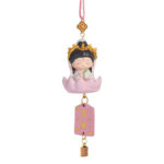 Buddha Stones Lotus Avalokitesvara Buddha Fu Character Wealth Car Hanging Decoration Car Hanging Decoration BS 5