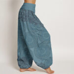 Buddha Stones Casual Flowers Compass Design Women's Elastic Waist Harem Pants - image 2