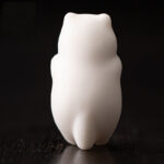 Buddha Stones Mini Hanging White Cat Tea Pet Ceramic Home Desk Figurine Decoration Decorations BS 4