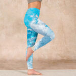 Buddha Stones Ocean Waves Fish Gym Leggings Women's Yoga Pants - image 16