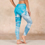 Buddha Stones Ocean Waves Fish Gym Leggings Women's Yoga Pants - image 3