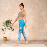 Buddha Stones Ocean Waves Fish Gym Leggings Women's Yoga Pants - image 13