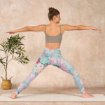 Buddha Stones Colorful Peony Flowers Print Gym Fitness Leggings Women's Yoga Pants - image 11