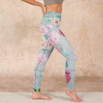 Buddha Stones Colorful Peony Flowers Print Gym Fitness Leggings Women's Yoga Pants - image 17