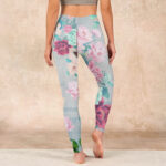 Buddha Stones Colorful Peony Flowers Print Gym Fitness Leggings Women's Yoga Pants - image 15