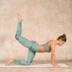 Buddha Stones Green Bamboo Rocks Print Sports Fitness Leggings Women's Yoga Pants - image 6