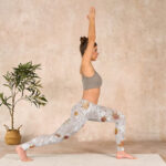 Buddha Stones Maple Leaves Branches Print Gym Leggings Women's Yoga Pants - image 12