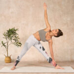 Buddha Stones Ink Painting Lotus Flower Leaf Print Gym Fitness Leggings Women's Yoga Pants - image 10