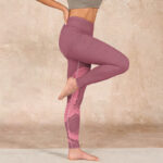 Buddha Stones Pink Snake And Snakeskin Print Gym Leggings Women's Yoga Pants - image 16