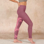 Buddha Stones Pink Snake And Snakeskin Print Gym Leggings Women's Yoga Pants - image 17