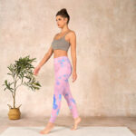 Buddha Stones Butterfly Print Gym Leggings Women's Yoga Pants - image 13