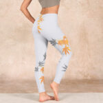 Buddha Stones Maple Gym Leggings Women's Yoga Pants - image 3