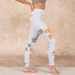 Buddha Stones Maple Gym Leggings Women's Yoga Pants - image 17