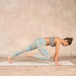 Buddha Stones Blue Purple Green Lines Gym Leggings Women's Yoga Pants - image 9
