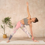 Buddha Stones Withered White Lotus Print Gym Leggings Women's Yoga Pants - image 10