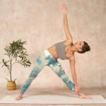 Buddha Stones Chinese Architecture Dark Sea Green Print Fitness Leggings Women's Yoga Pants - image 10