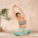 Buddha Stones Lotus Leaves Seed Pods Print Gym Leggings Women's Yoga Pants - image 14