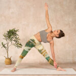 Buddha Stones Green Mountains Clouds Mist Print Fitness Leggings Women's Yoga Pants - image 10