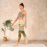 Buddha Stones Green Mountains Clouds Mist Print Fitness Leggings Women's Yoga Pants - image 13