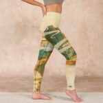 Buddha Stones Green Mountains Clouds Mist Print Fitness Leggings Women's Yoga Pants - image 17