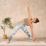 Buddha Stones Bamboo Print Gym Leggings Women's Yoga Pants - image 10
