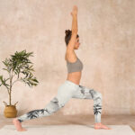 Buddha Stones Ink Bamboo Mountains Print Gym Leggings Women's Yoga Pants - image 12