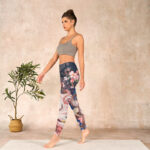 Buddha Stones Fox Cherry Blossoms Gym Leggings Women's Yoga Pants - image 13