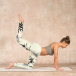 Buddha Stones Ink Painting Bamboo Leaves Print Sports Leggings Women's Yoga Pants - image 6