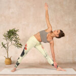 Buddha Stones Lotus Mountains House Print Gym Leggings Women's Yoga Pants - image 10