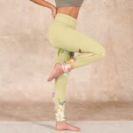 Buddha Stones Flowers Plants Butterfly Print Fitness Leggings Women's Yoga Pants - image 16