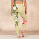 Buddha Stones Flowers Plants Butterfly Print Fitness Leggings Women's Yoga Pants - image 15