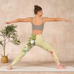 Buddha Stones Flowers Plants Butterfly Print Fitness Leggings Women's Yoga Pants - image 11