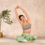 Buddha Stones Green Grapes Pink Roses Gym Leggings Women's Yoga Pants - image 14