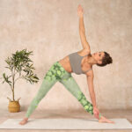 Buddha Stones Green Grapes Pink Roses Gym Leggings Women's Yoga Pants - image 10