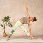 Buddha Stones Lotus Flower Leaf Dragonfly Print Fitness Leggings Women's Yoga Pants - image 10