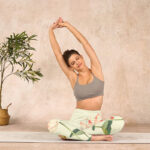Buddha Stones Lotus Flower Leaf Dragonfly Print Fitness Leggings Women's Yoga Pants - image 14