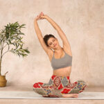 Buddha Stones Plaid Printed Gym Leggings Women's Yoga Pants - image 14