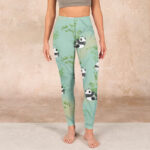 Buddha Stones Bamboo Panda Print Gym Leggings Women's Yoga Pants - image 2