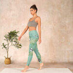 Buddha Stones Bamboo Panda Print Gym Leggings Women's Yoga Pants - image 13