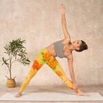 Buddha Stones Vibrant Rose Flowers Print Gym Leggings Women's Yoga Pants - image 10
