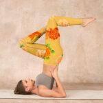 Buddha Stones Vibrant Rose Flowers Print Gym Leggings Women's Yoga Pants - image 8