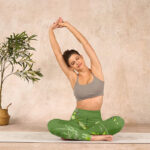 Buddha Stones Magpie Flowers Branches Print Gym Leggings Women's Yoga Pants - image 14