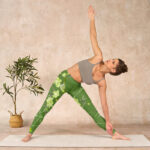 Buddha Stones Magpie Flowers Branches Print Gym Leggings Women's Yoga Pants - image 10