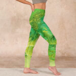 Buddha Stones Mountain River Lanscape Print Gym Leggings Women's Yoga Pants - image 17