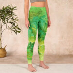 Buddha Stones Mountain River Lanscape Print Gym Leggings Women's Yoga Pants - image 4