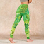 Buddha Stones Mountain River Lanscape Print Gym Leggings Women's Yoga Pants - image 5