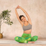 Buddha Stones Mountain River Lanscape Print Gym Leggings Women's Yoga Pants - image 14