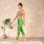 Buddha Stones Mountain River Lanscape Print Gym Leggings Women's Yoga Pants - image 13