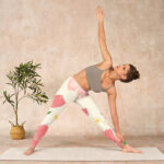 Buddha Stones Pink Tulip Flower Print Gym Fitness Leggings Women's Yoga Pants - image 10